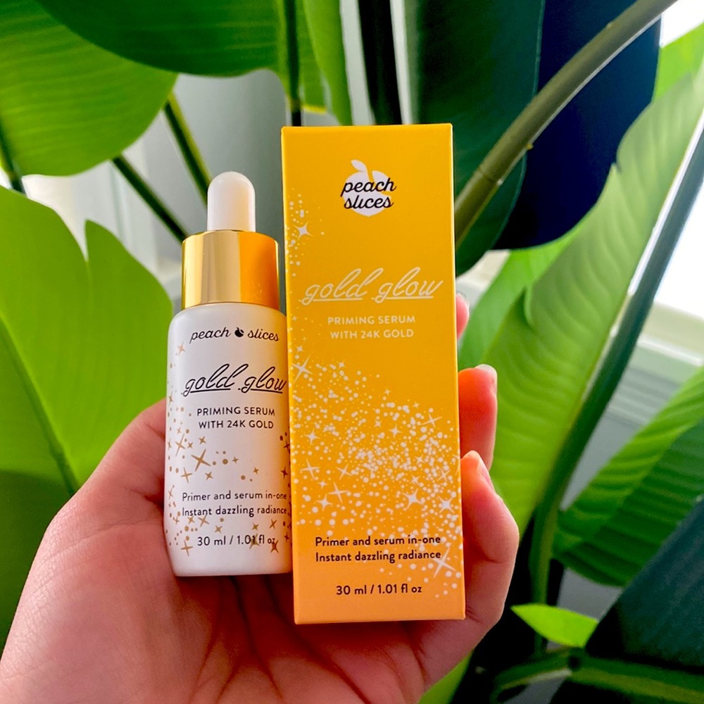 BOGO PEACH SLICES GOLD GLOW PRIMING SERUN NIB